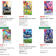 A selection from GameStop's Nintendo Switch sales
